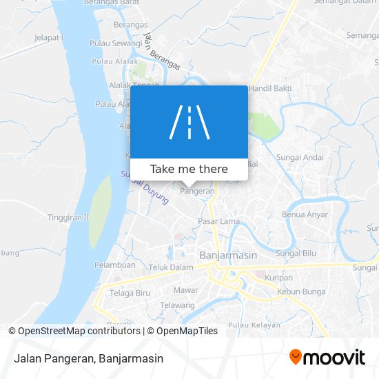 Jalan Pangeran map