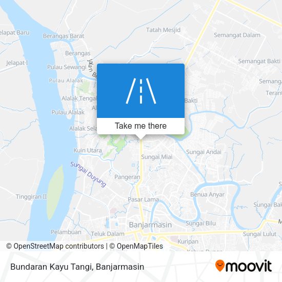 Bundaran Kayu Tangi map