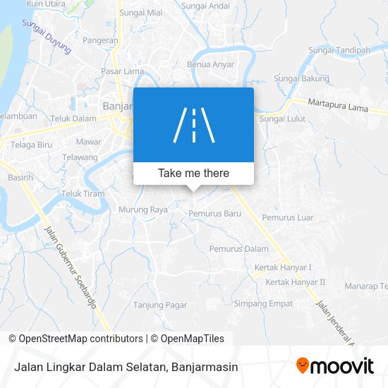 Jalan Lingkar Dalam Selatan map