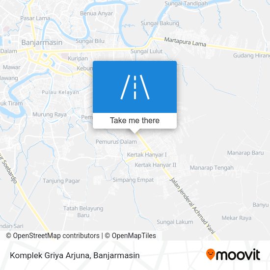 Komplek Griya Arjuna map