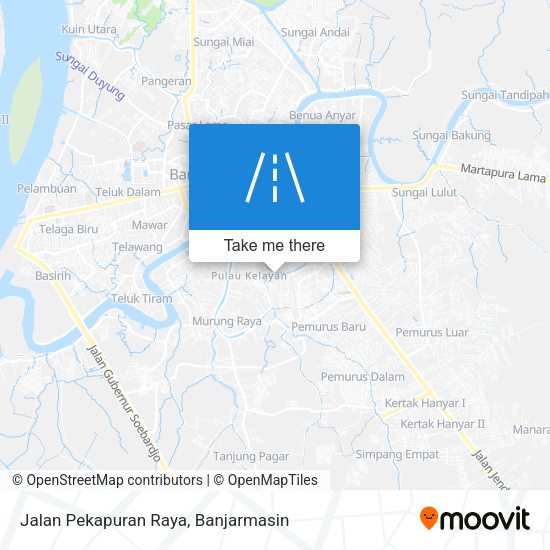 Jalan Pekapuran Raya map