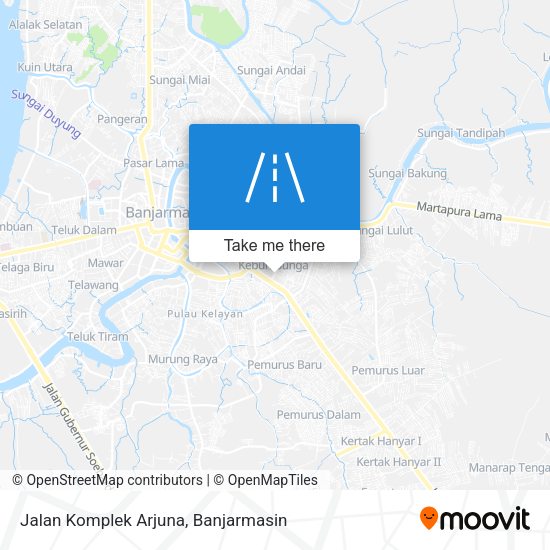 Jalan Komplek Arjuna map