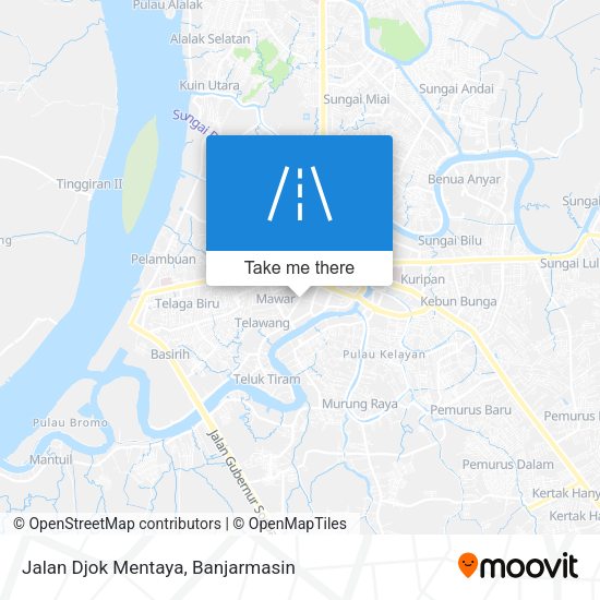 Jalan Djok Mentaya map
