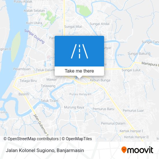 Jalan Kolonel Sugiono map