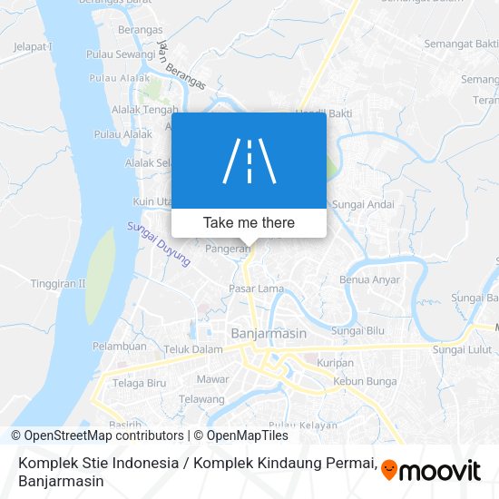 Komplek Stie Indonesia / Komplek Kindaung Permai map