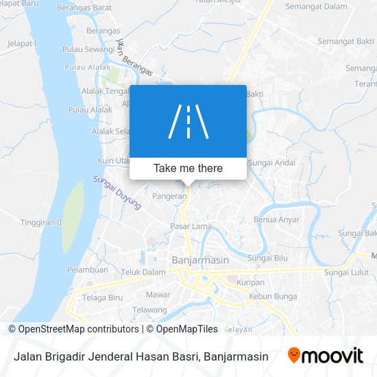 Jalan Brigadir Jenderal Hasan Basri map