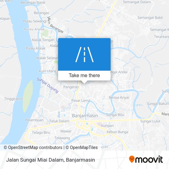 Jalan Sungai Miai Dalam map