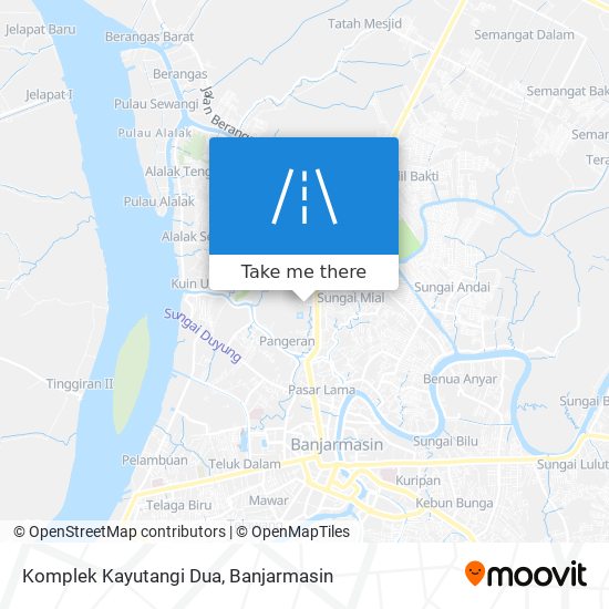 Komplek Kayutangi Dua map