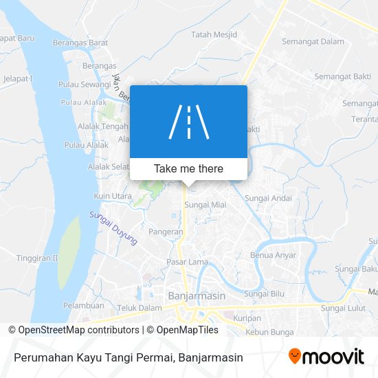 Perumahan Kayu Tangi Permai map