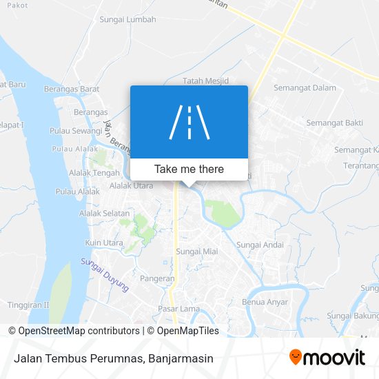 Jalan Tembus Perumnas map