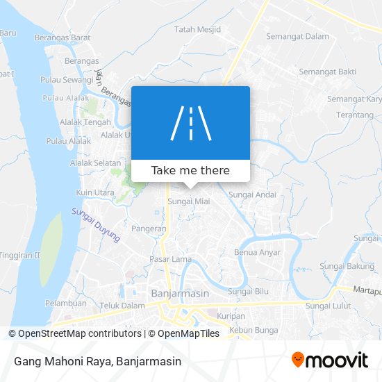 Gang Mahoni Raya map