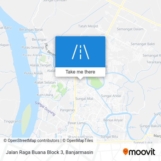 Jalan Raga Buana Block 3 map