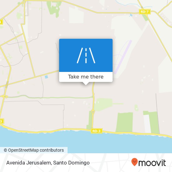 Avenida Jerusalem map