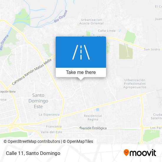 Calle 11 map