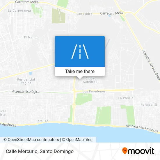 Calle Mercurio map