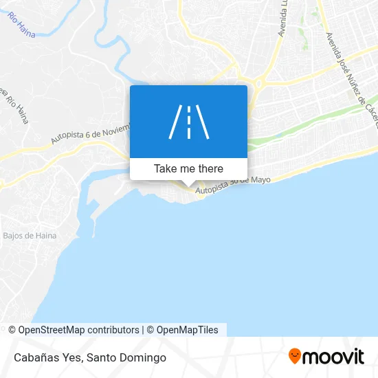 Mapa de Cabañas Yes