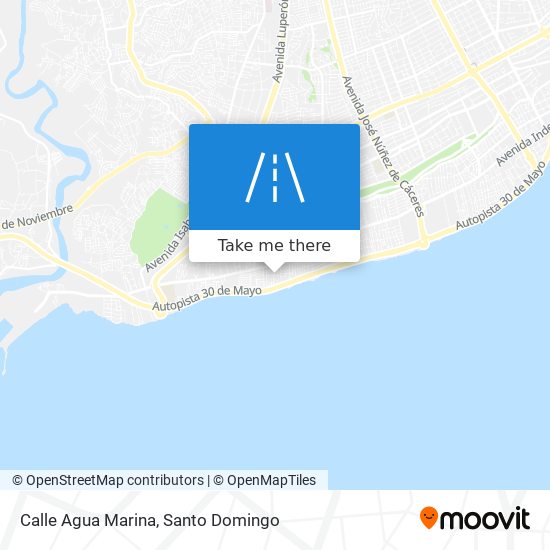 Calle Agua Marina map