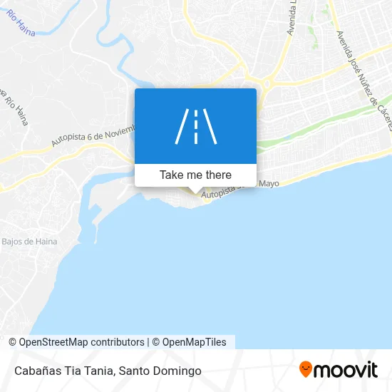 Mapa de Cabañas Tia Tania