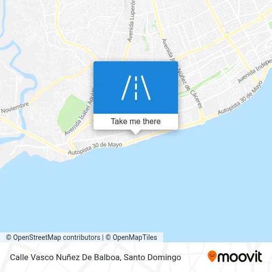 Calle Vasco Nuñez De Balboa map