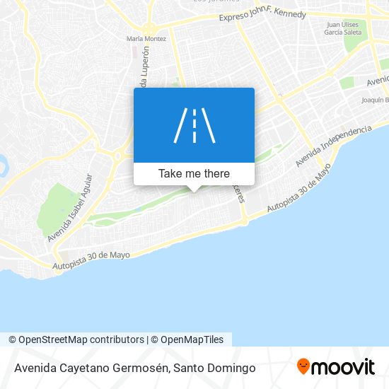 Avenida Cayetano Germosén map