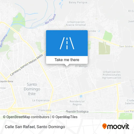 Calle San Rafael map