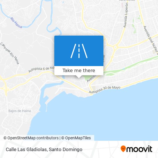 Calle Las Gladiolas map