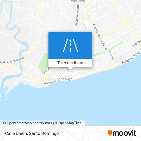 Calle Union map