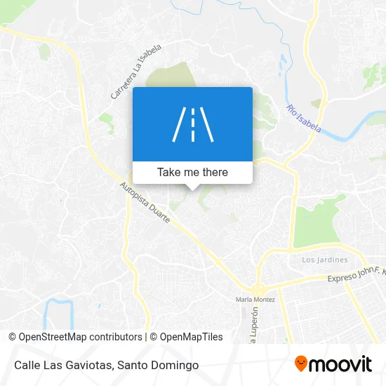 Mapa de Calle Las Gaviotas