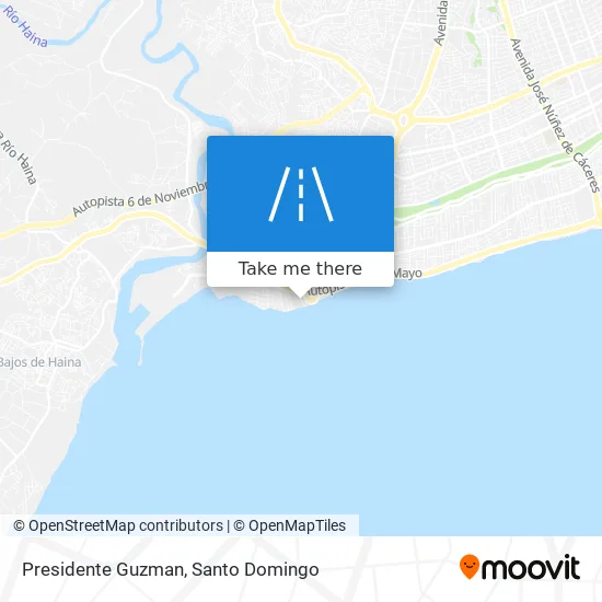 Presidente Guzman map