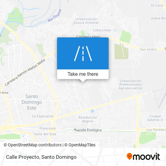 Calle Proyecto map