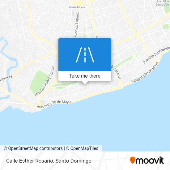 Mapa de Calle Esther Rosario