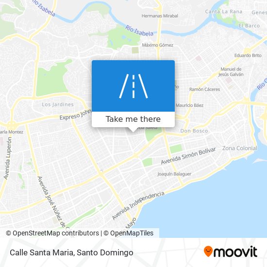 Calle Santa Maria map
