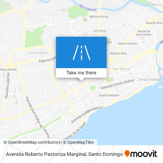 Avenida Roberto Pastoriza Marginal map