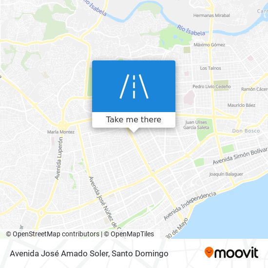 Avenida José Amado Soler map