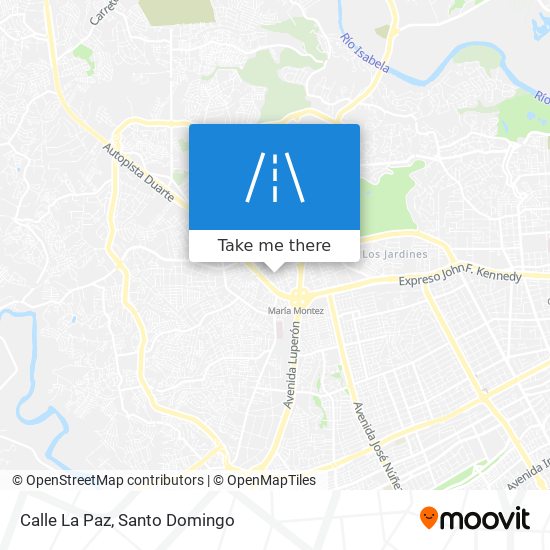 Calle La Paz map