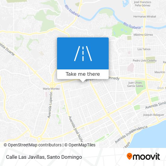 Calle Las Javillas map