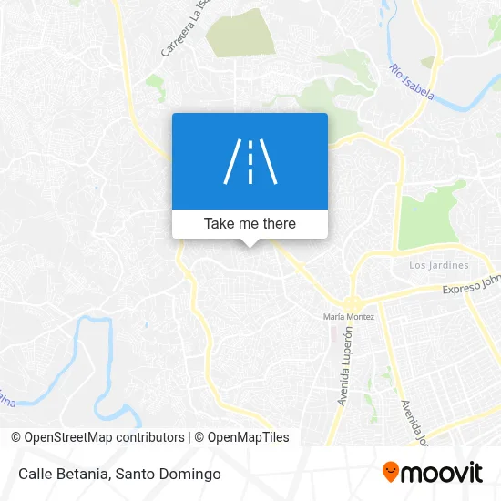 Mapa de Calle Betania