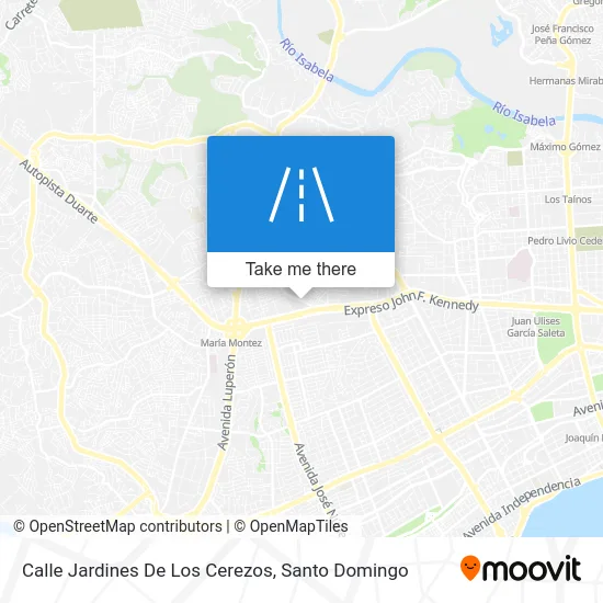 Mapa de Calle Jardines De Los Cerezos