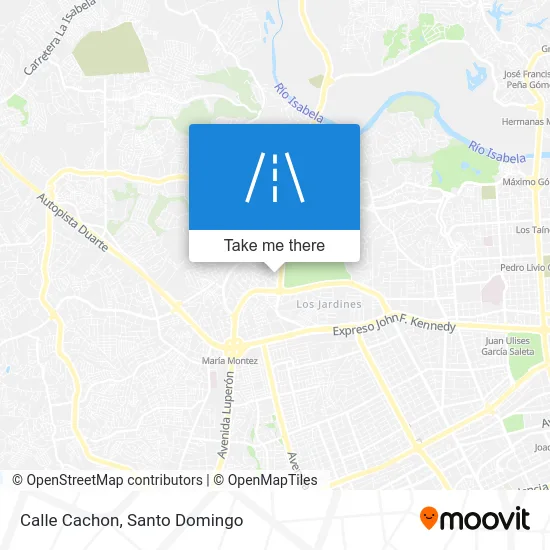 Mapa de Calle Cachon