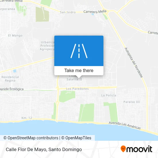 Mapa de Calle Flor De Mayo