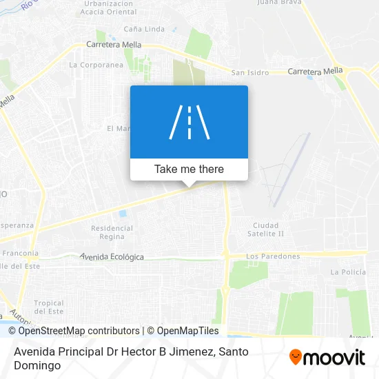 Mapa de Avenida Principal Dr Hector B Jimenez