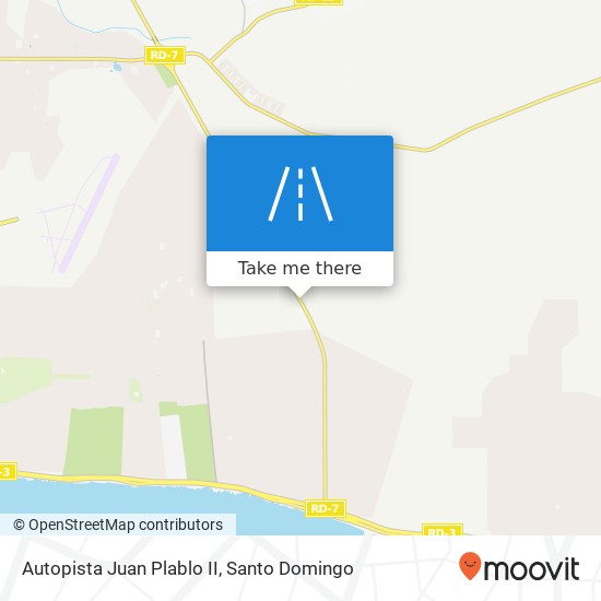 Autopista Juan Plablo II map
