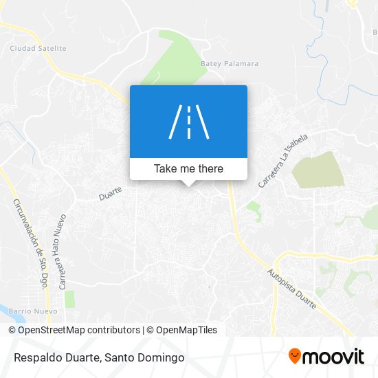 Respaldo Duarte map