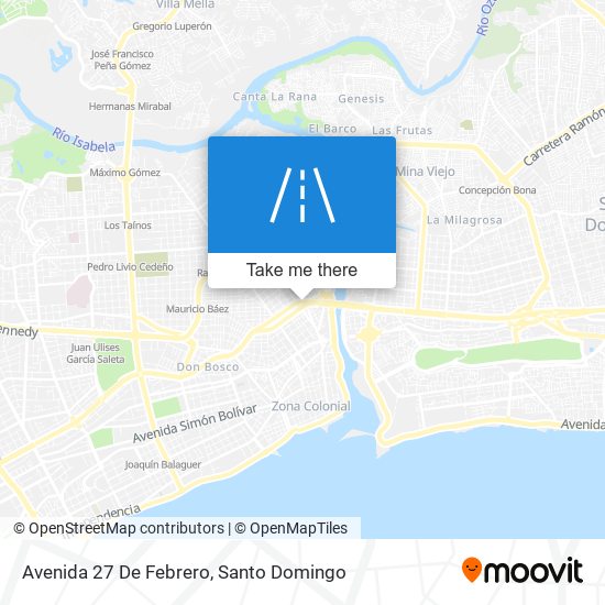 Avenida 27 De Febrero map