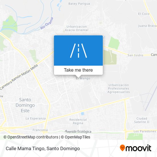 Calle Mama Tingo map
