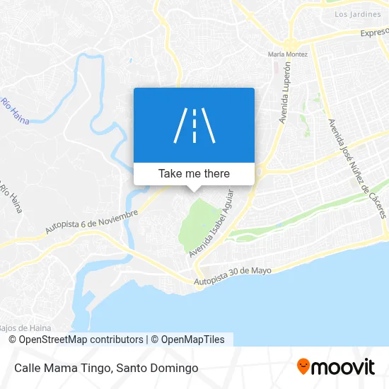 Calle Mama Tingo map
