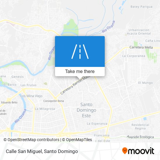 Calle San Miguel map