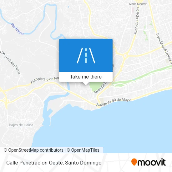 Calle Penetracion Oeste map