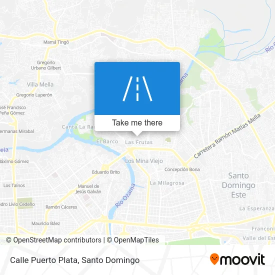Mapa de Calle Puerto Plata