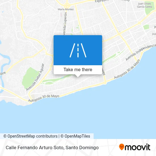 Mapa de Calle Fernando Arturo Soto